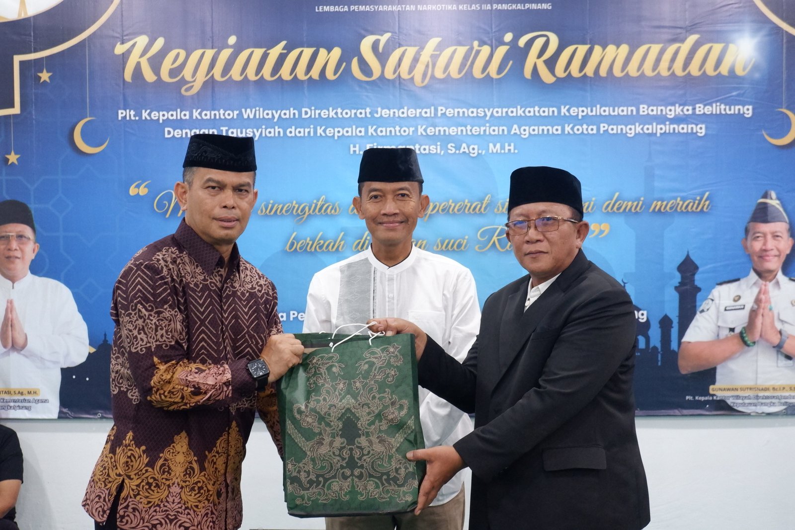 Perkuat Sinergi dan Kepedulian Sosial, Lapas Narkotika Pangkalpinang Gelar Safari Ramadan